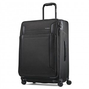 Black Samsonite Armage II Large Expandable Spinner Luggage Checked Luggage | CIK298350