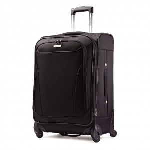 Black Samsonite Bartlett 24" Spinner Luggage Checked Luggage | DCW620759