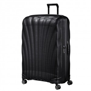 Black Samsonite C-Lite Extra Large Spinner Hardside Luggage Checked Luggage | QIH368201