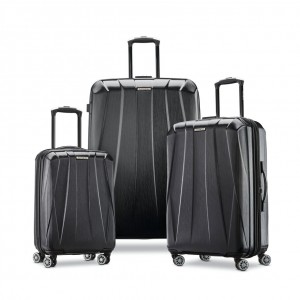 Black Samsonite Centric 2 3 Piece Luggage Sets | ZWN017839