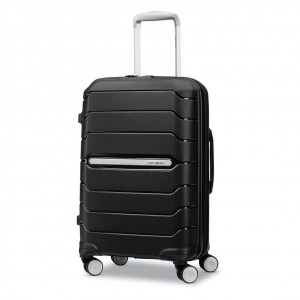 Black Samsonite Freeform Spinner Hardside Luggage Carry On Luggage | OZE249758