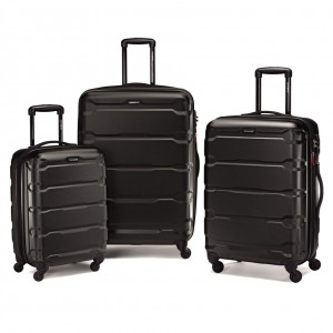 Black Samsonite Omni PC Spinner Luggage Sets | IHZ251938