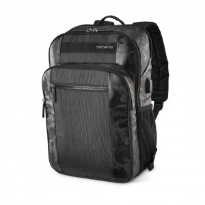 Black Samsonite Quadrion Slim Bags & Backpacks Backpacks | SGA640972