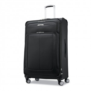 Black Samsonite SoLyte DLX 29" Expandable Spinner Luggage Checked Luggage | MOT805376