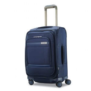 Blue Samsonite Insignis 21" Expandable Spinner Luggage Carry On Luggage | TRP289316