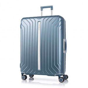 Blue Samsonite Lite-Frame Checked Spinner Luggage Checked Luggage | KZY637095