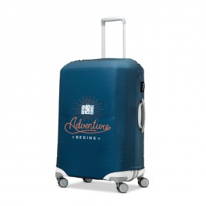 Blue Samsonite Printed - M Accessories Luggage Cover | ASF216378