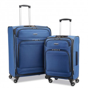 Blue Samsonite StackIt Plus 2 Piece Stackable Luggage Sets | TSE045768