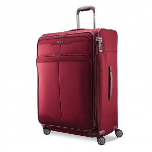 Burgundy Samsonite Silhouette 17 Large Spinner Luggage Checked Luggage | LOI298107