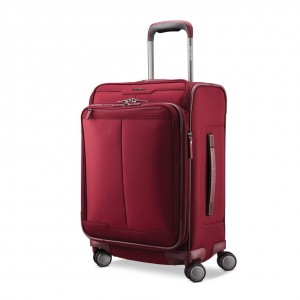 Burgundy Samsonite Silhouette 17 Spinner Luggage Carry On Luggage | PGH156893