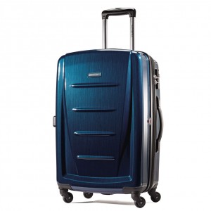 Deep Blue Samsonite Winfield 2 Fashion 24" Spinner Luggage Checked Luggage | AGX521706