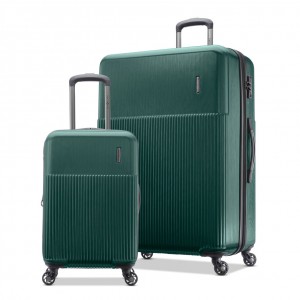 Green Samsonite 2 Piece (CO/LG) Hardside Luggage Sets | VSC729648