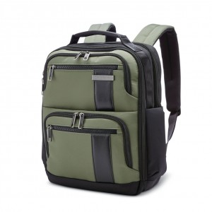 Green Samsonite NuRoad 14.1" Men's Bags & Backpacks Backpacks | ONV148230