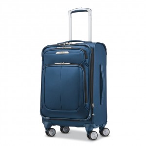 Navy Blue Samsonite SoLyte DLX Expandable Spinner Luggage Carry On Luggage | LOY781649