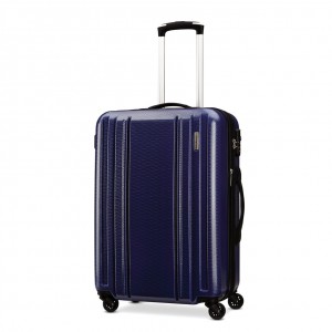 Navy Samsonite Carbon 2 20" Spinner Luggage Carry On Luggage | IEX312075