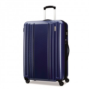 Navy Samsonite Carbon 2 28" Spinner Luggage Checked Luggage | JLC048297