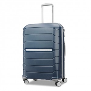 Navy Samsonite Freeform Medium Spinner Hardside Luggage Checked Luggage | YOJ245961