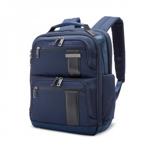 Navy Samsonite NuRoad 14.1" Men's Bags & Backpacks Backpacks | VIE716439