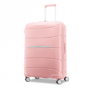 Pink Samsonite Outline Pro Medium Spinner Hardside Luggage Checked Luggage | JQV814397