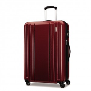 Red Samsonite Carbon 2 28" Spinner Luggage Checked Luggage | OIP396580