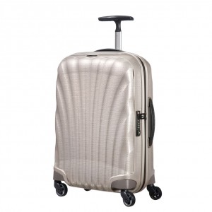 Silver Samsonite Label Cosmolite 3.0 20" Spinner Luggage Carry On Luggage | LVK852907