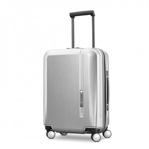 Silver Samsonite Novaire Spinner Hardside Luggage Carry On Luggage | ANX632087