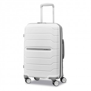 White Samsonite Freeform Spinner Hardside Luggage Carry On Luggage | BOK326810