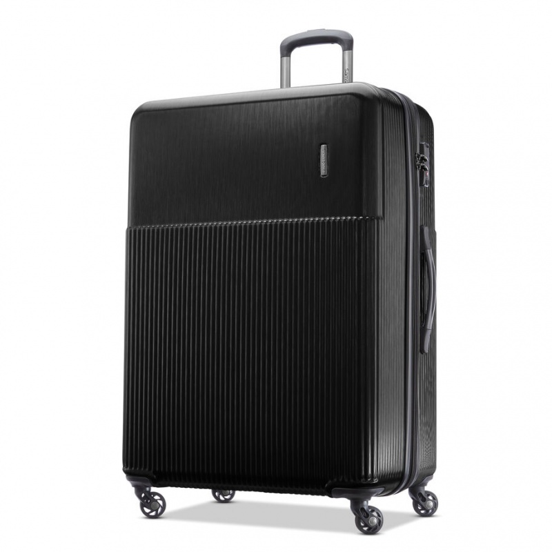 Black Samsonite 2 Piece (CO/LG) Hardside Luggage Sets | HFI893156