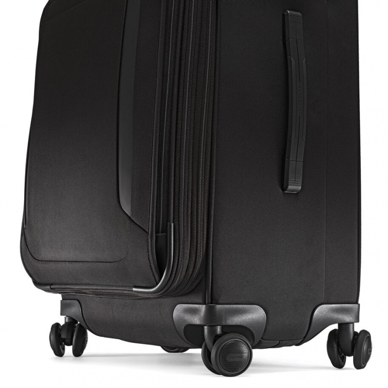 Black Samsonite Armage II Large Expandable Spinner Luggage Checked Luggage | CIK298350