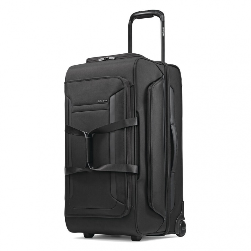 Black Samsonite Armage II Wheeled Split Luggage Wheeled Duffels | NSO938642