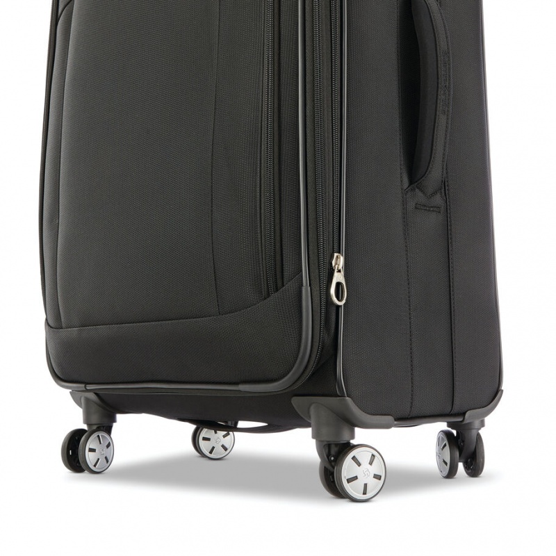 Black Samsonite Atrium Medium Spinner Luggage Checked Luggage | MHN418675