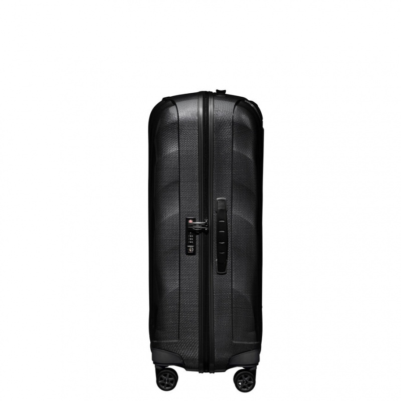 Black Samsonite C-Lite Large Spinner Hardside Luggage Checked Luggage | TKO254906