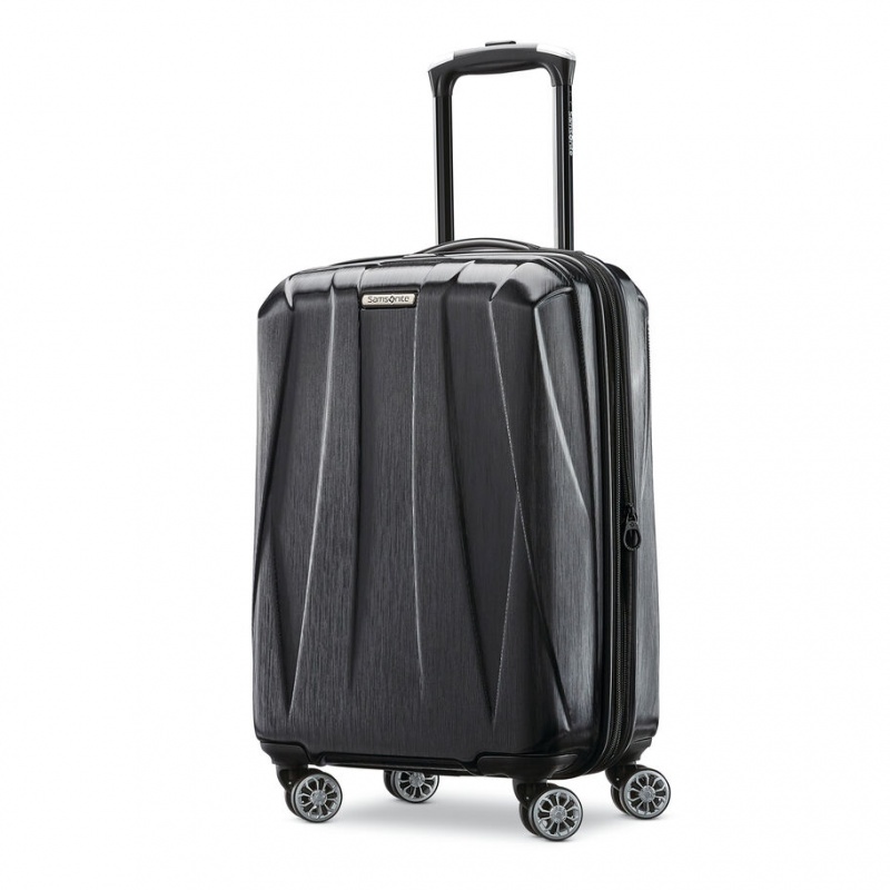 Black Samsonite Centric 2 3 Piece Luggage Sets | ZWN017839