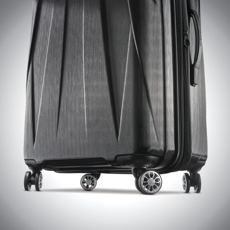 Black Samsonite Centric 2 Medium Spinner Luggage Checked Luggage | WBN183792