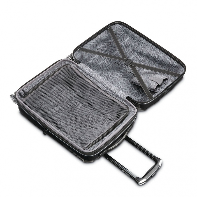 Black Samsonite Centric 2 Spinner Luggage Carry On Luggage | MHG940652