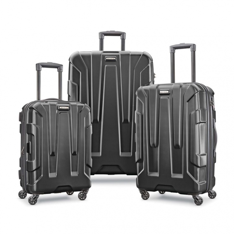 Black Samsonite Centric 3 Piece Luggage Sets | XUI759248