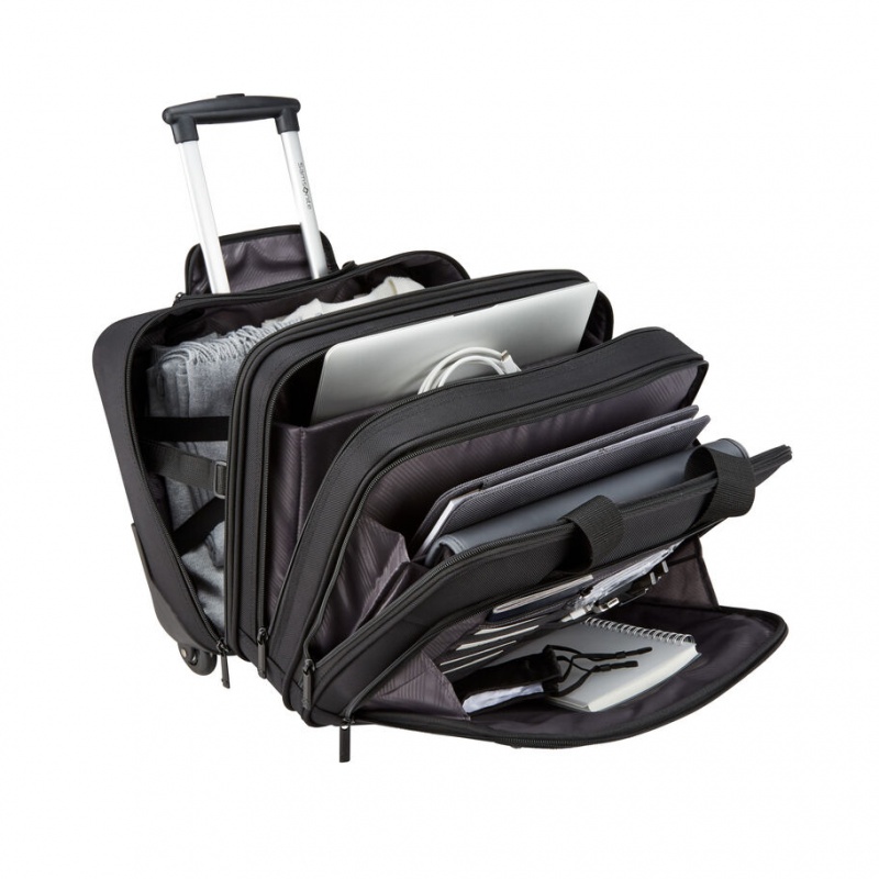 Black Samsonite Classic Business 2.0 Wheeled Business Case Bags & Backpacks Business Bags | VXY294173