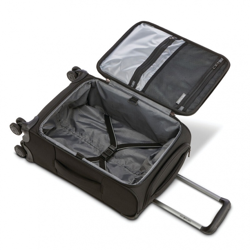 Black Samsonite Equilibrium 2 Piece Luggage Sets | WBI054216