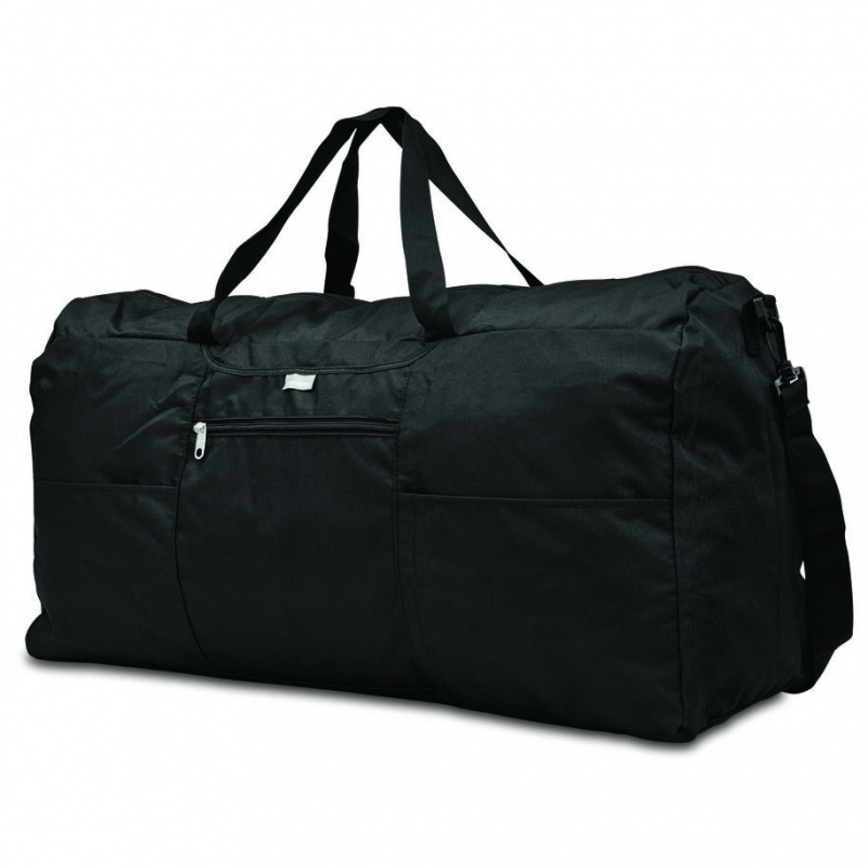 Black Samsonite Foldaway Bags & Backpacks Duffle Bags | KEV067542