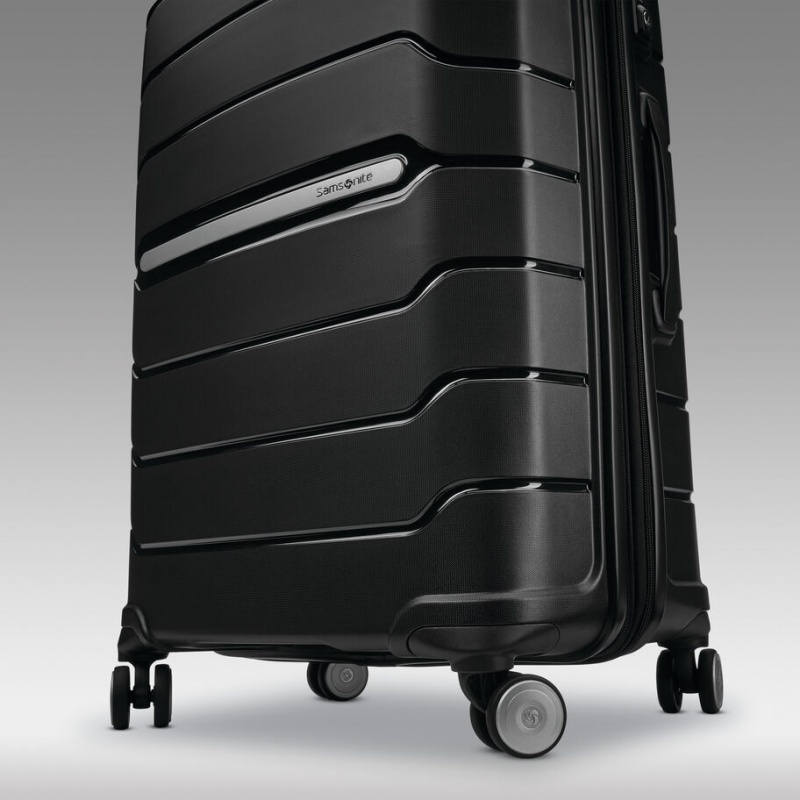 Black Samsonite Freeform 2 Piece Hardside Luggage Sets | YAO240567