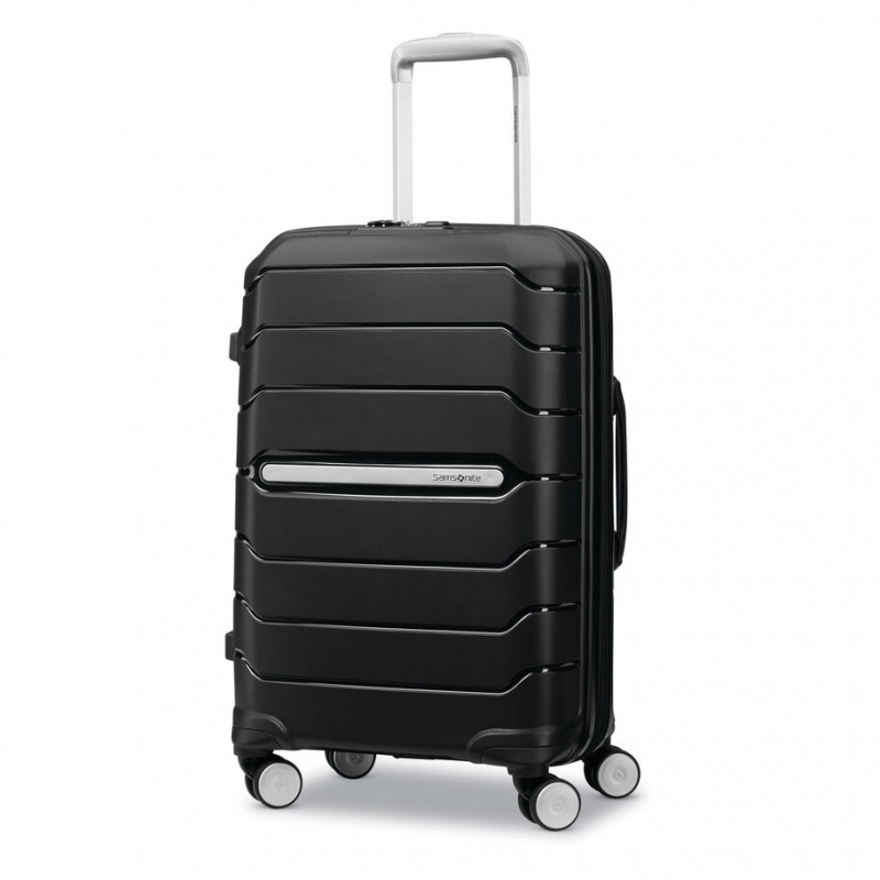 Black Samsonite Freeform 2 Piece Hardside Luggage Sets | YAO240567