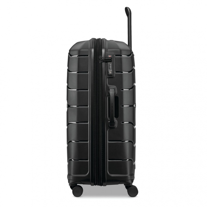 Black Samsonite Freeform Large Spinner Luggage Checked Luggage | RBL810273