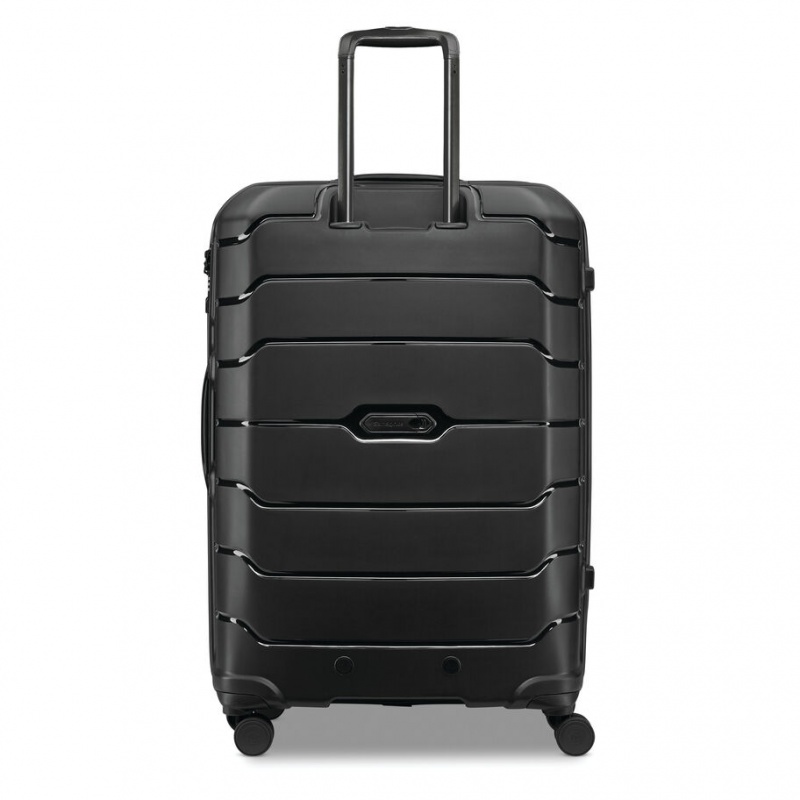 Black Samsonite Freeform Large Spinner Luggage Checked Luggage | RBL810273