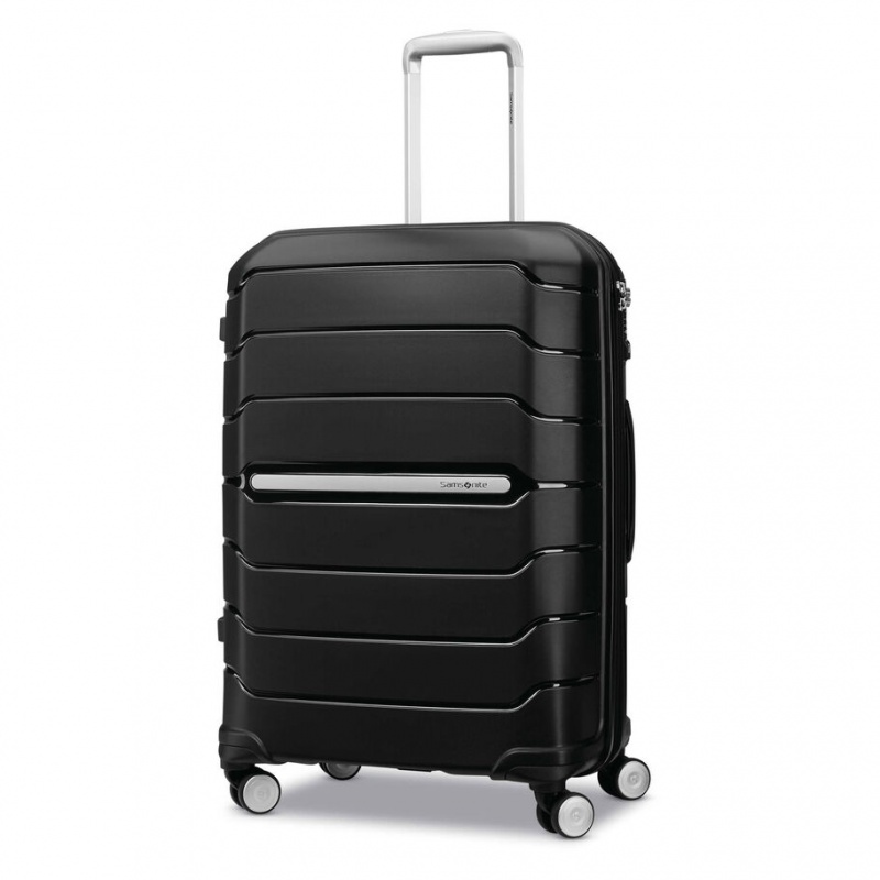 Black Samsonite Freeform Medium Spinner Hardside Luggage Checked Luggage | YMQ632495