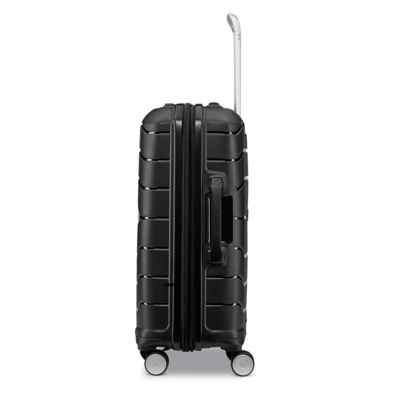 Black Samsonite Freeform Spinner Hardside Luggage Carry On Luggage | OZE249758