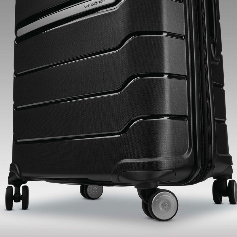 Black Samsonite Freeform Spinner Hardside Luggage Carry On Luggage | OZE249758