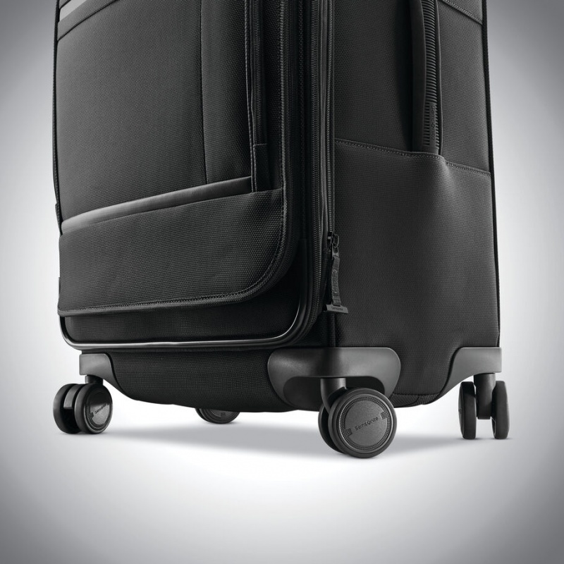 Black Samsonite Insignis 25 Expandable Spinner Luggage Checked Luggage | COE921085