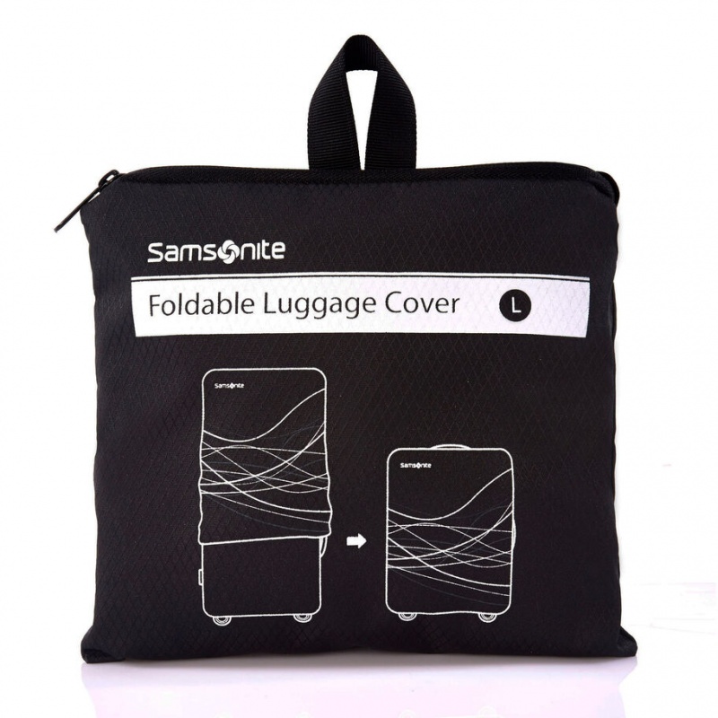 Black Samsonite Large Foldable Accessories Luggage Cover | DRN210694