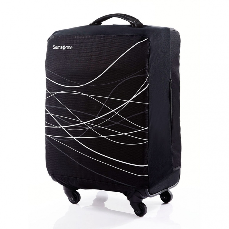 Black Samsonite Large Foldable Accessories Luggage Cover | DRN210694