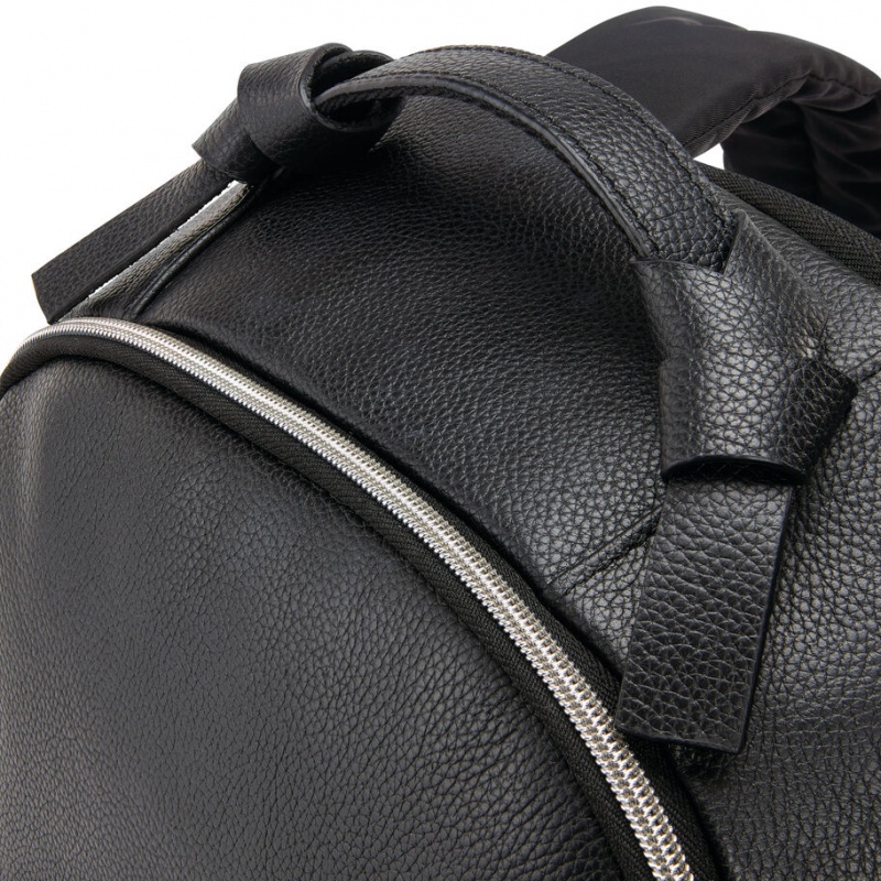 Black Samsonite Leather Everyday Bags & Backpacks Backpacks | YLT264059